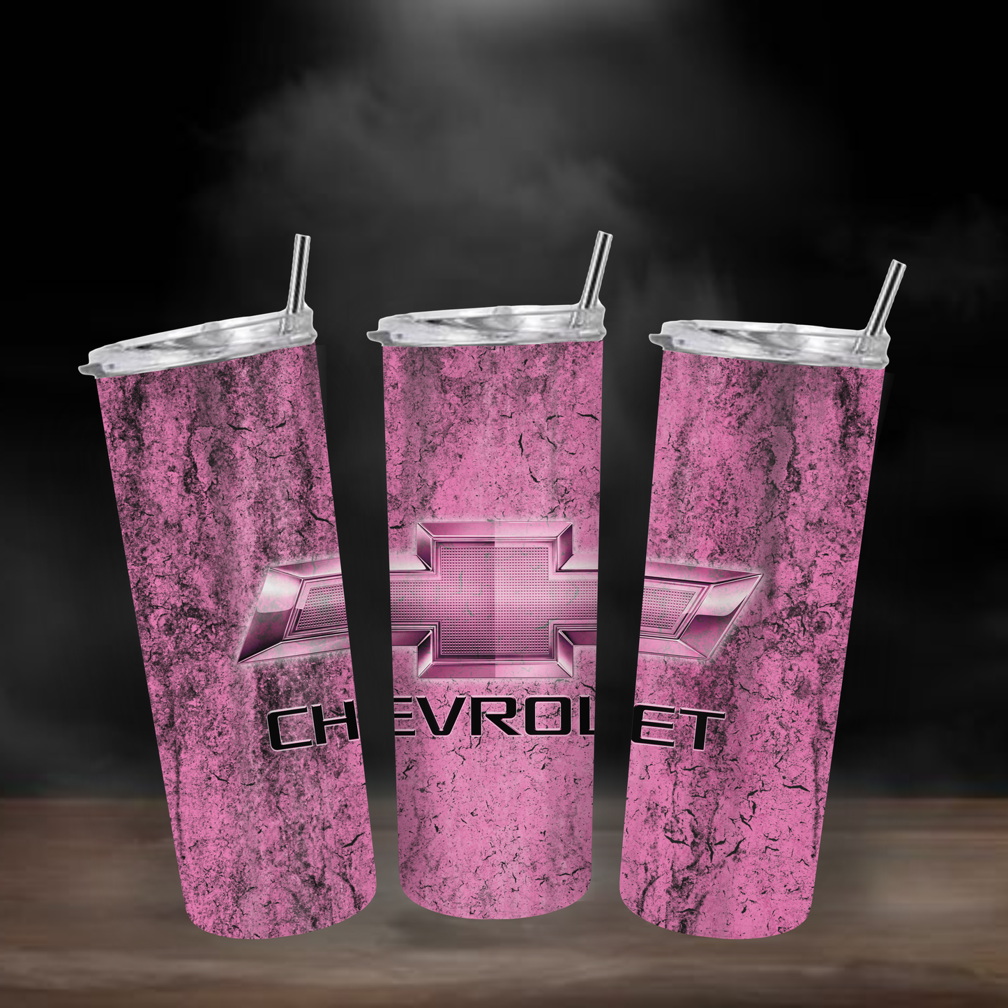 Chevy Pink 20oz Tumbler | Insulated Stainless Steel Cup