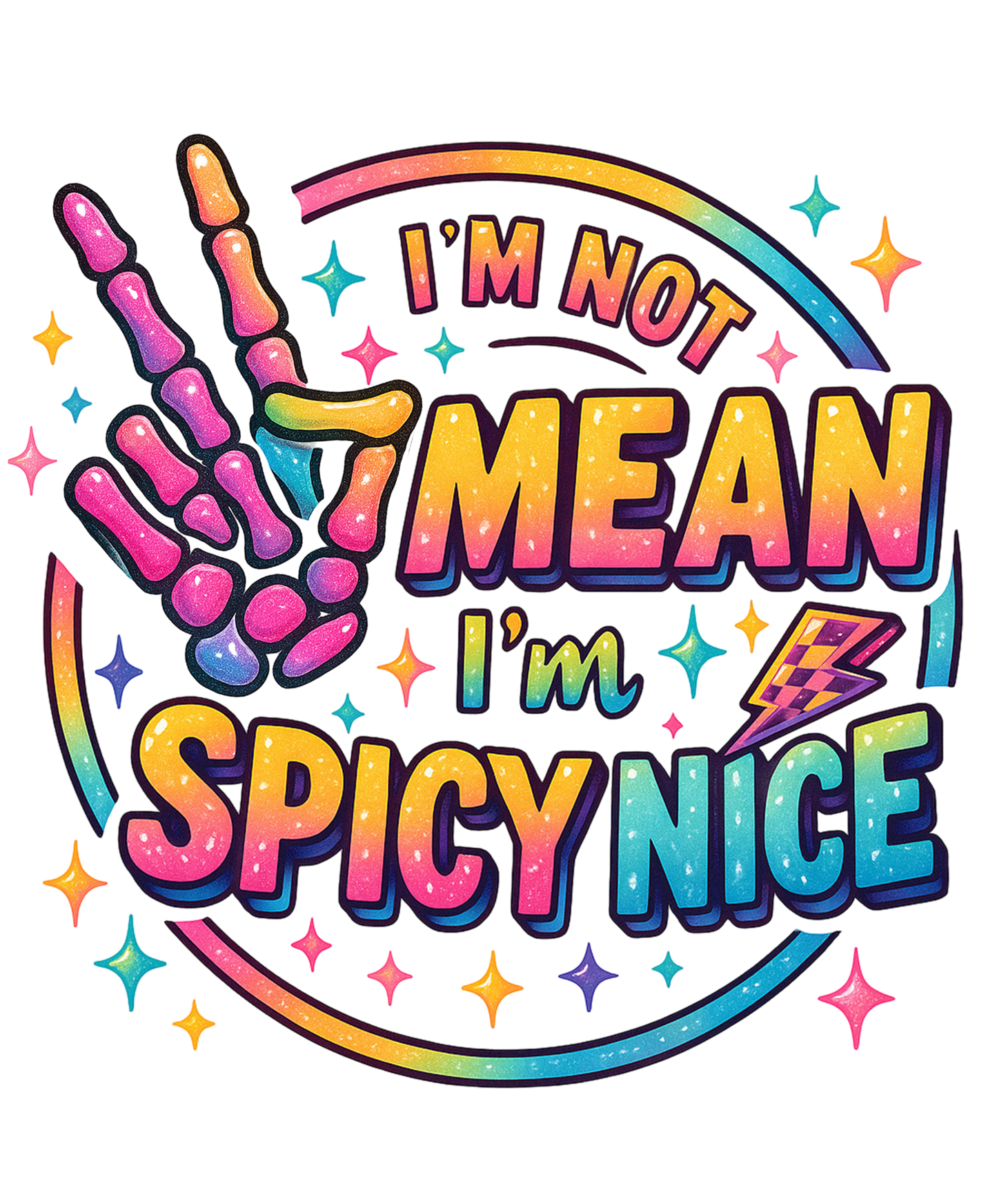 Spicy Nice | UV DTF Decal | Waterproof, Permanent Transfer
