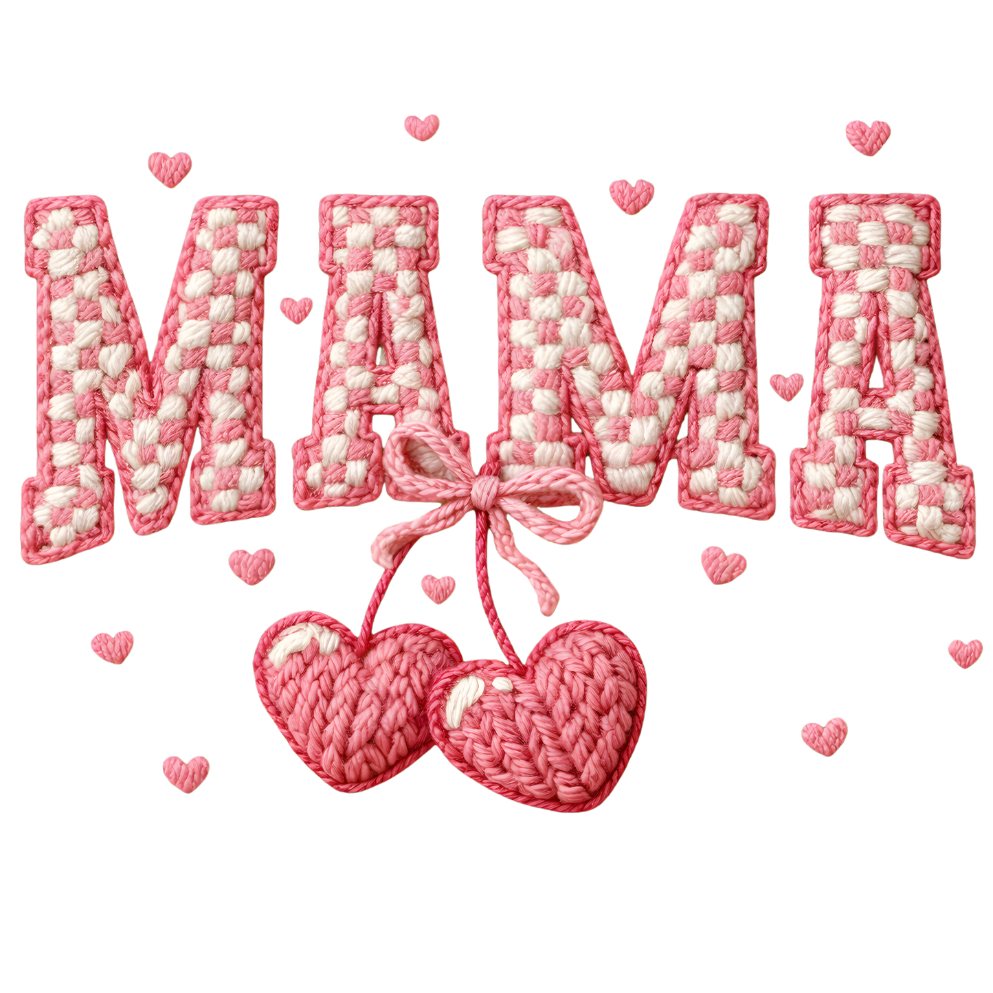 MAMA Crochet UV DTF Decal| Waterproof, Permanent Transfer