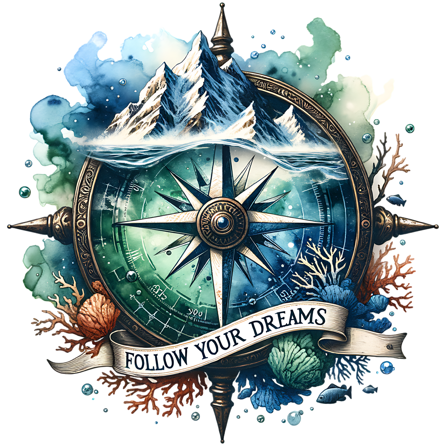 Follow Your Dreams UV DTF Decal| Waterproof, Permanent Transfer