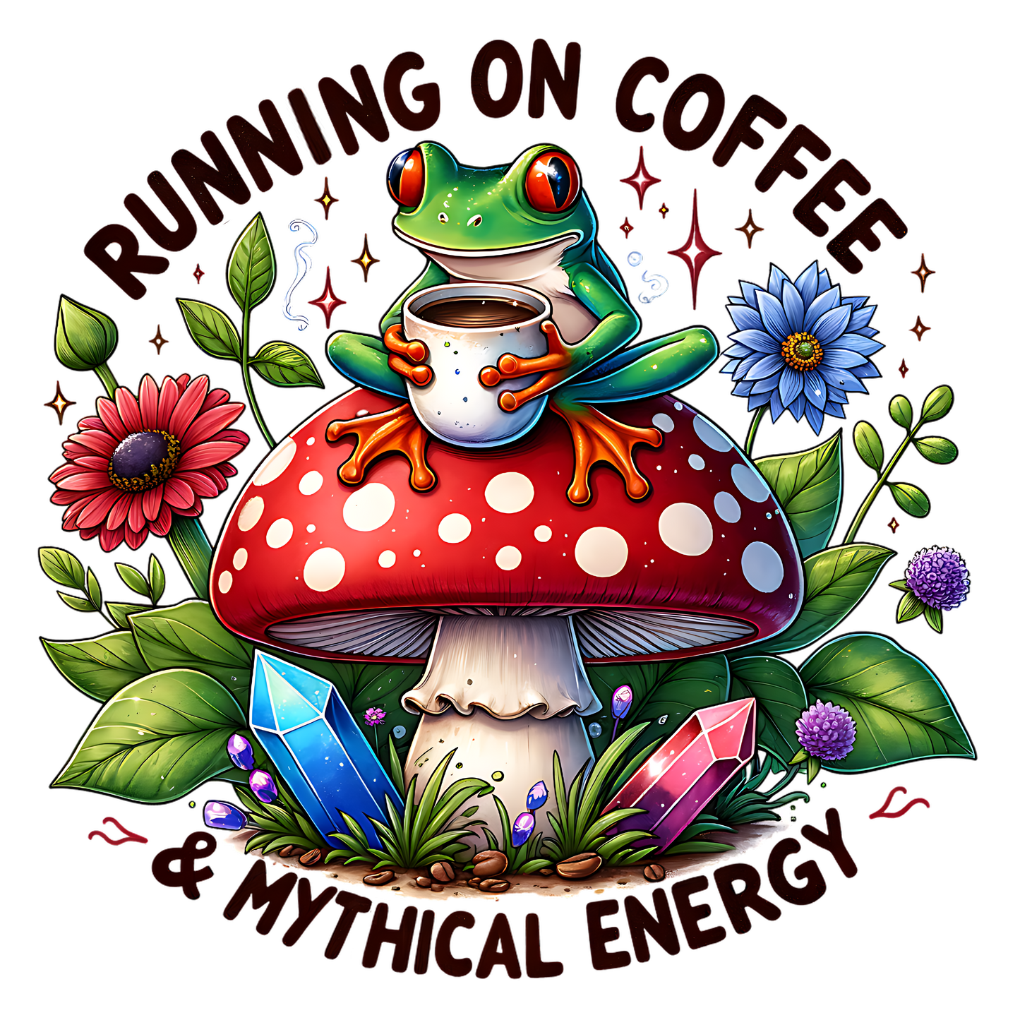 Mythical Energy UV DTF Decal| Waterproof, Permanent Transfer