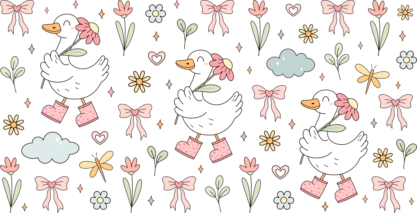 Silly Goose | UV DTF Wrap for Cups | Ready to Apply Permanent