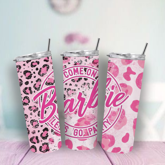 Barbie Girl 20oz Tumbler | Insulated Stainless Steel Cup