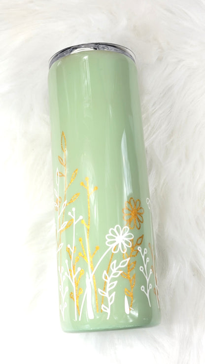 Daisy Fields Elegant Epoxy Tumbler 20oz