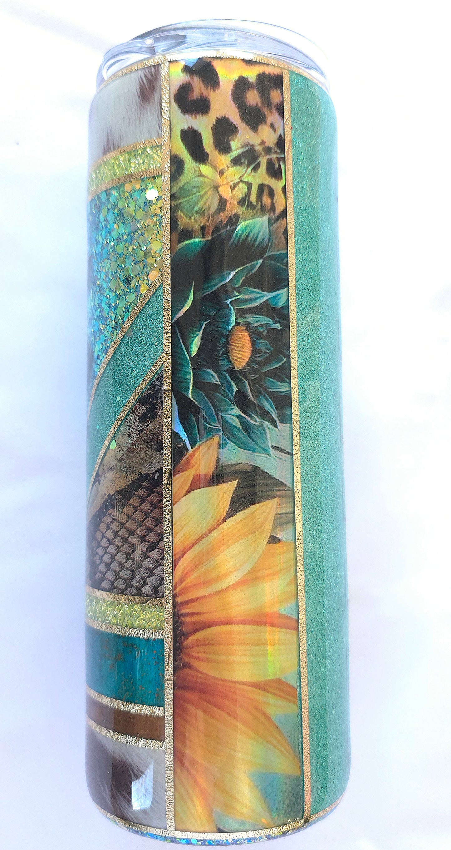 Western Cowboy Killer 20oz Tumbler | Glitter Epoxy Stainless Steel Cup