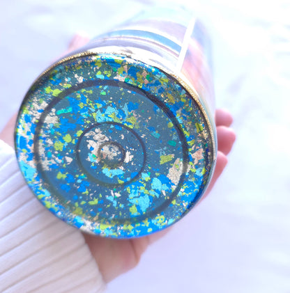 Western Cowboy Killer 20oz Tumbler | Glitter Epoxy Stainless Steel Cup