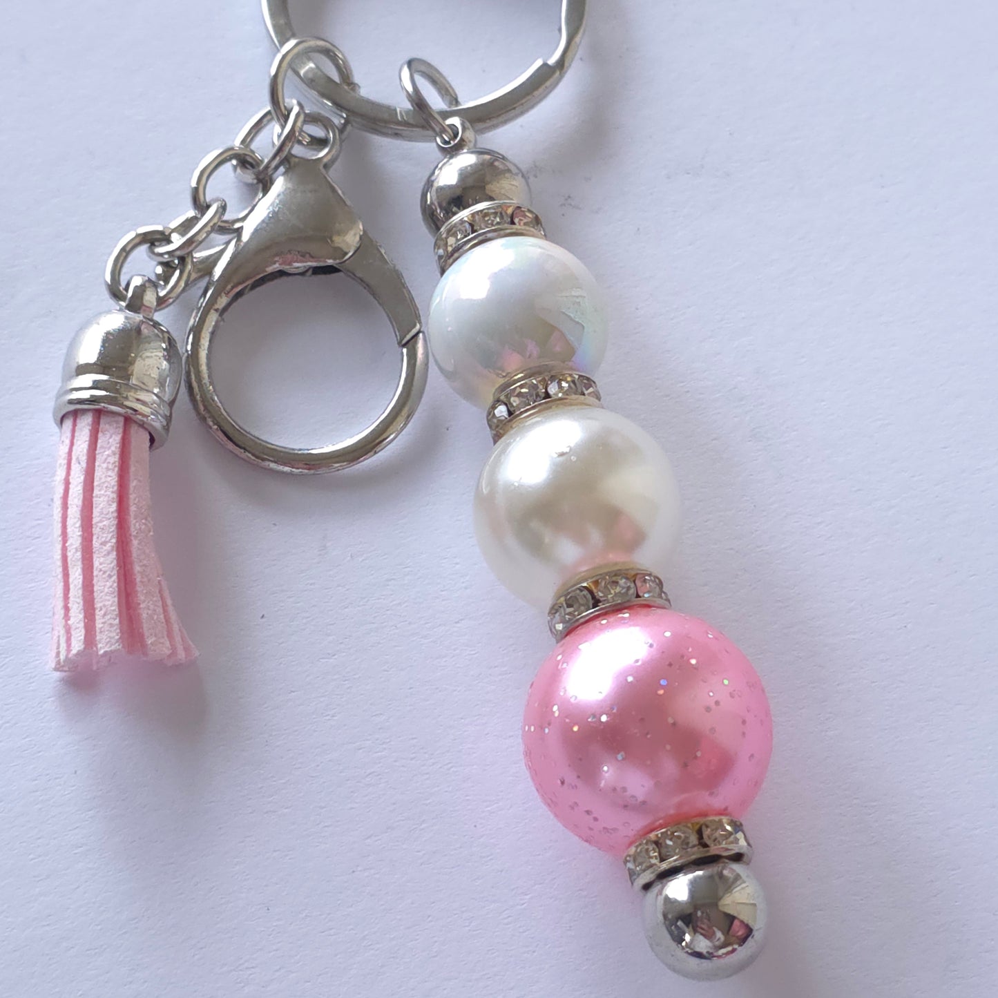 Handmade Beaded Keychain | Cute Key Ring Accessory