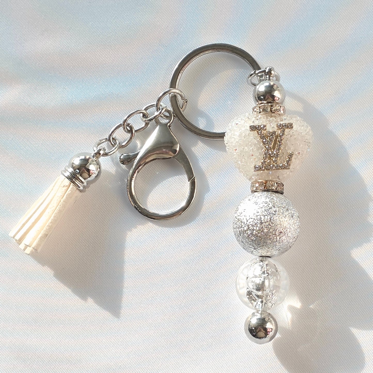 Handmade Beaded Keychain | Cute Key Ring Accessory