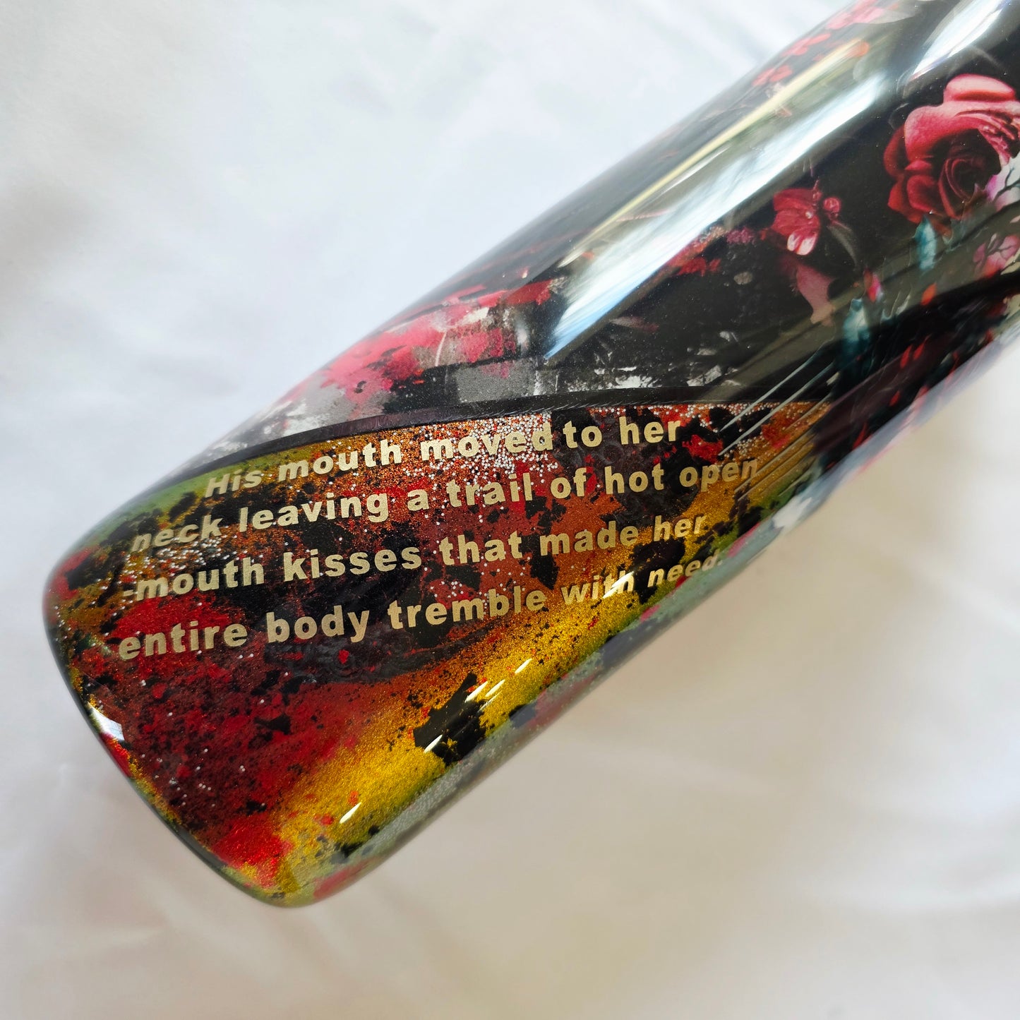 Dark Romance Naughty Girl | Epoxy Tumbler 30oz | Insulated Travel Cup