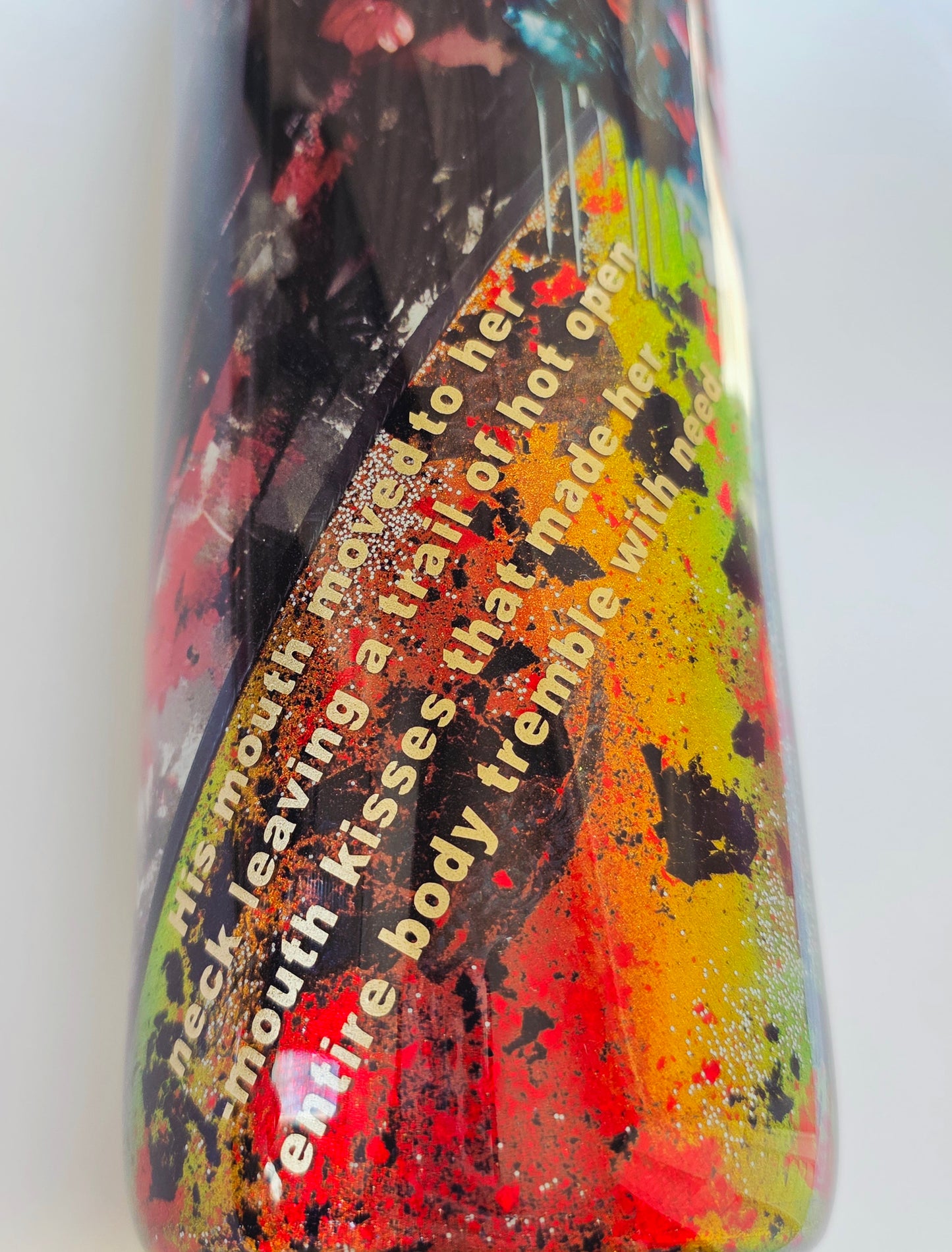 Dark Romance Naughty Girl | Epoxy Tumbler 30oz | Insulated Travel Cup