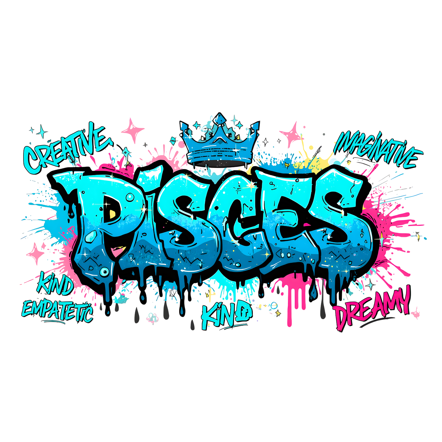 Zodiac | UV DTF Decal | Waterproof, Permanent Transfer