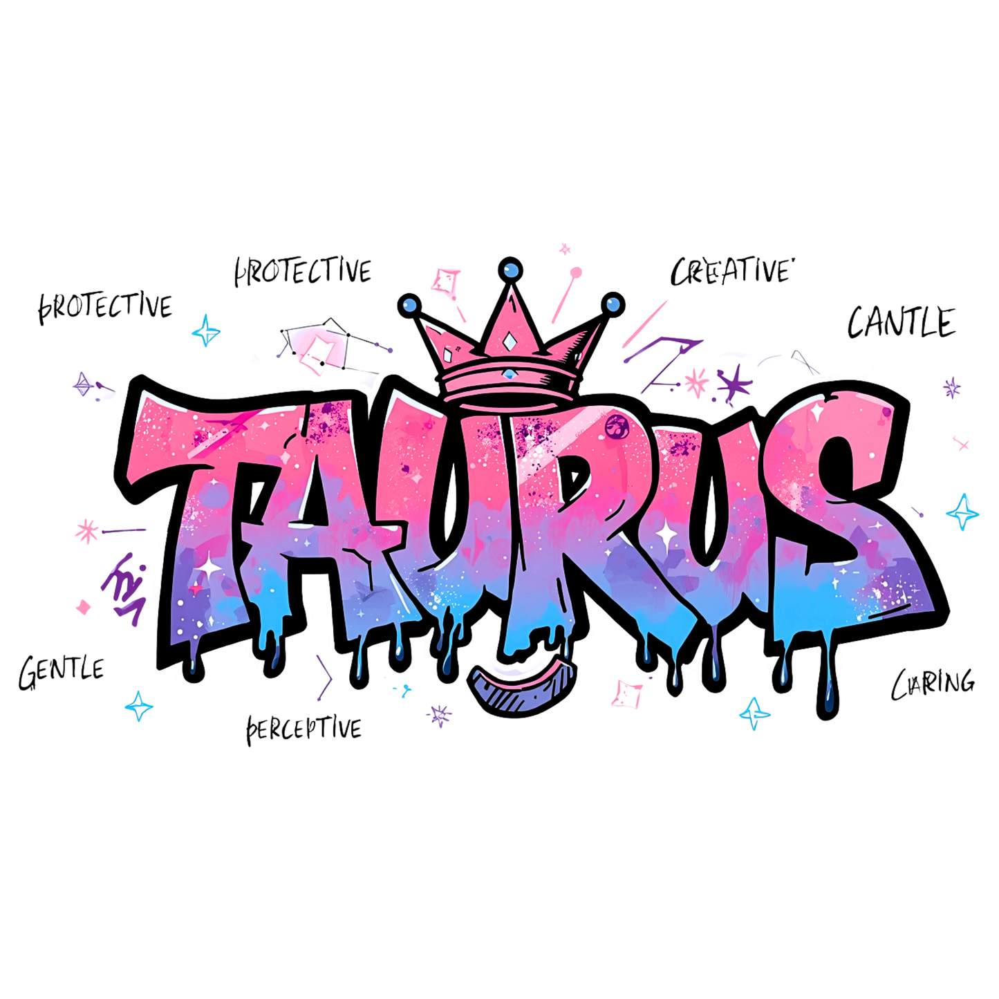 Zodiac | UV DTF Decal | Waterproof, Permanent Transfer