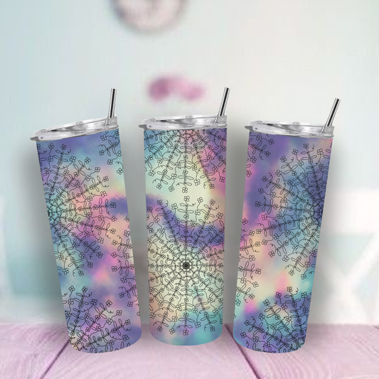 FUCK Hidden Bad Words 20oz Tumbler | Insulated Stainless Steel Cup