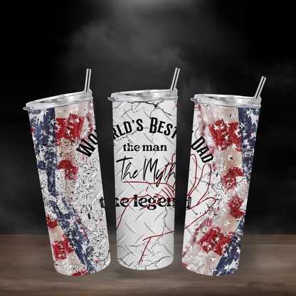 Best Dad 20oz Tumbler | Insulated Stainless Steel Cup