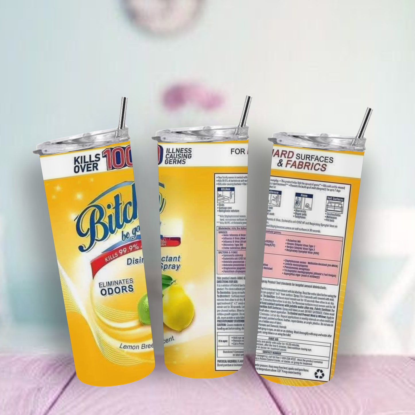 Bitch Be Gone 20oz Tumbler | Insulated Stainless Steel Cup