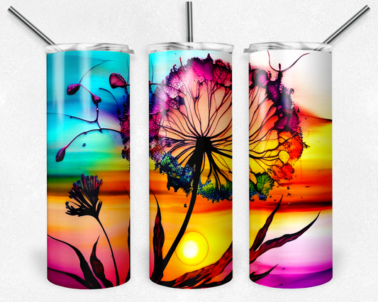 Sunflower Inks Tumbler 20oz | Insulated Travel Cup