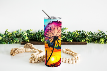 Sunflower Inks Tumbler 20oz | Insulated Travel Cup