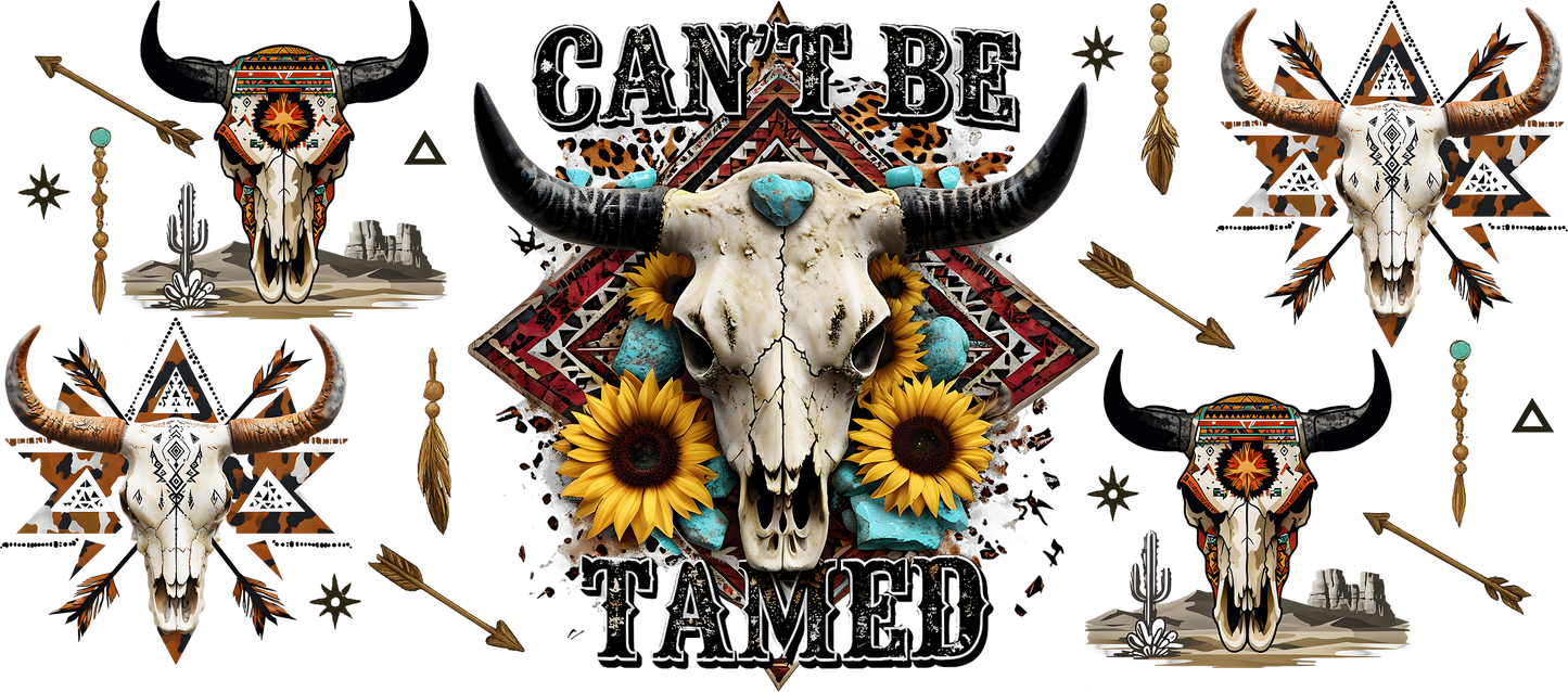 Can't Be Tamed | UV DTF Wrap for Cups | Ready to Apply Permanent