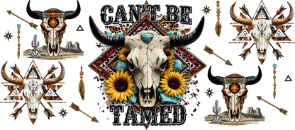 Can't Be Tamed | UV DTF Wrap for Cups | Ready to Apply Permanent