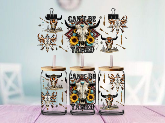 Can't Be Tamed | UV DTF Wrap for Cups | Ready to Apply Permanent