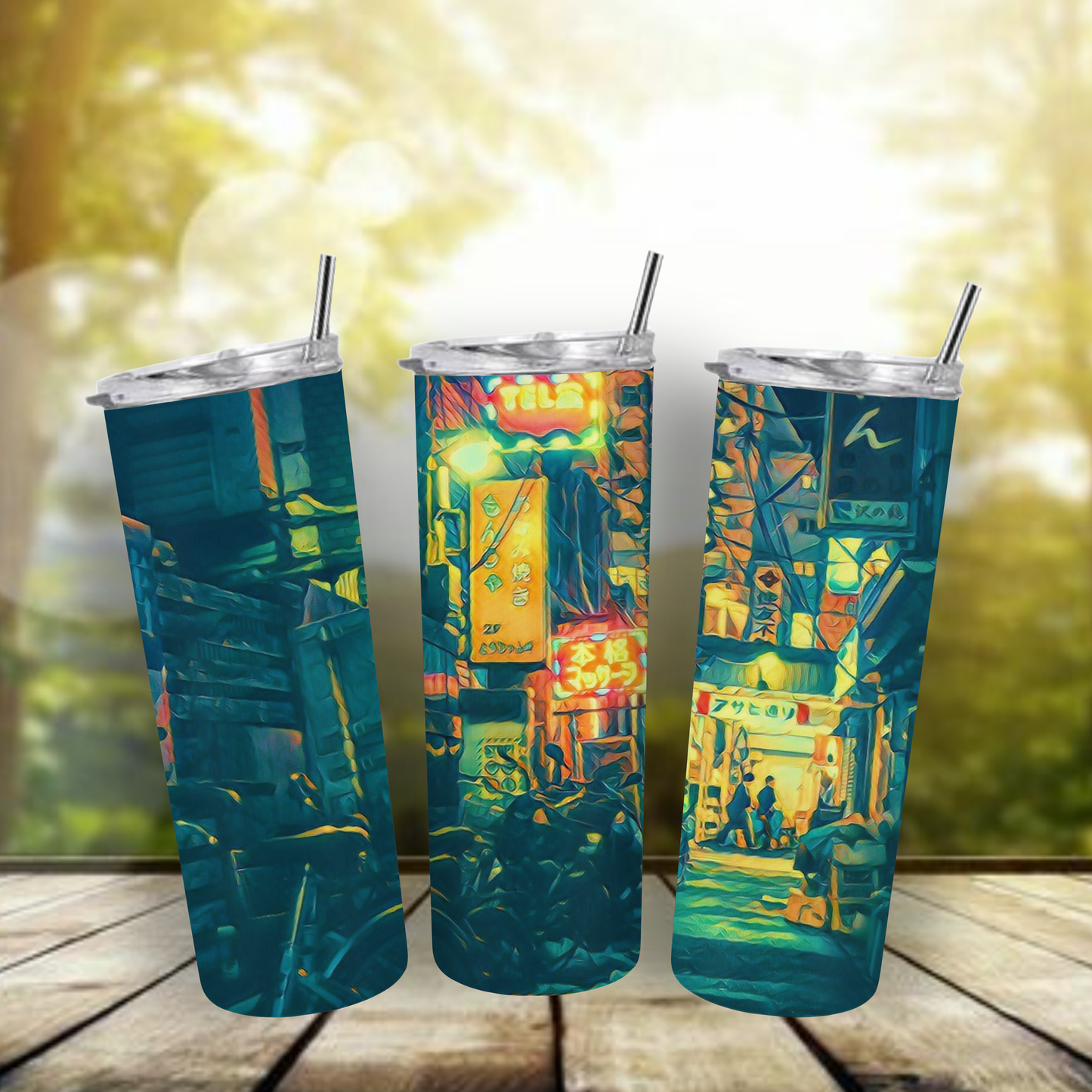 City Scape 20oz Tumbler | Insulated Stainless Steel Cup