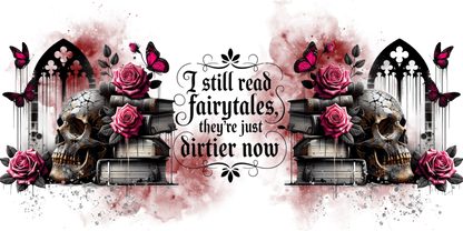 Dirty Fairytales 1 | UV DTF Wrap for Cups | Ready to Apply Permanent