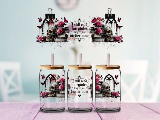 Dirty Fairytales 1 | UV DTF Wrap for Cups | Ready to Apply Permanent