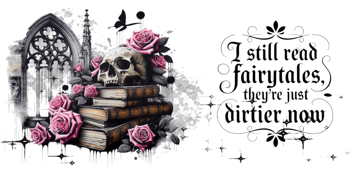 Dirty Fairytale 2 | UV DTF Wrap for Cups | Ready to Apply Permanent