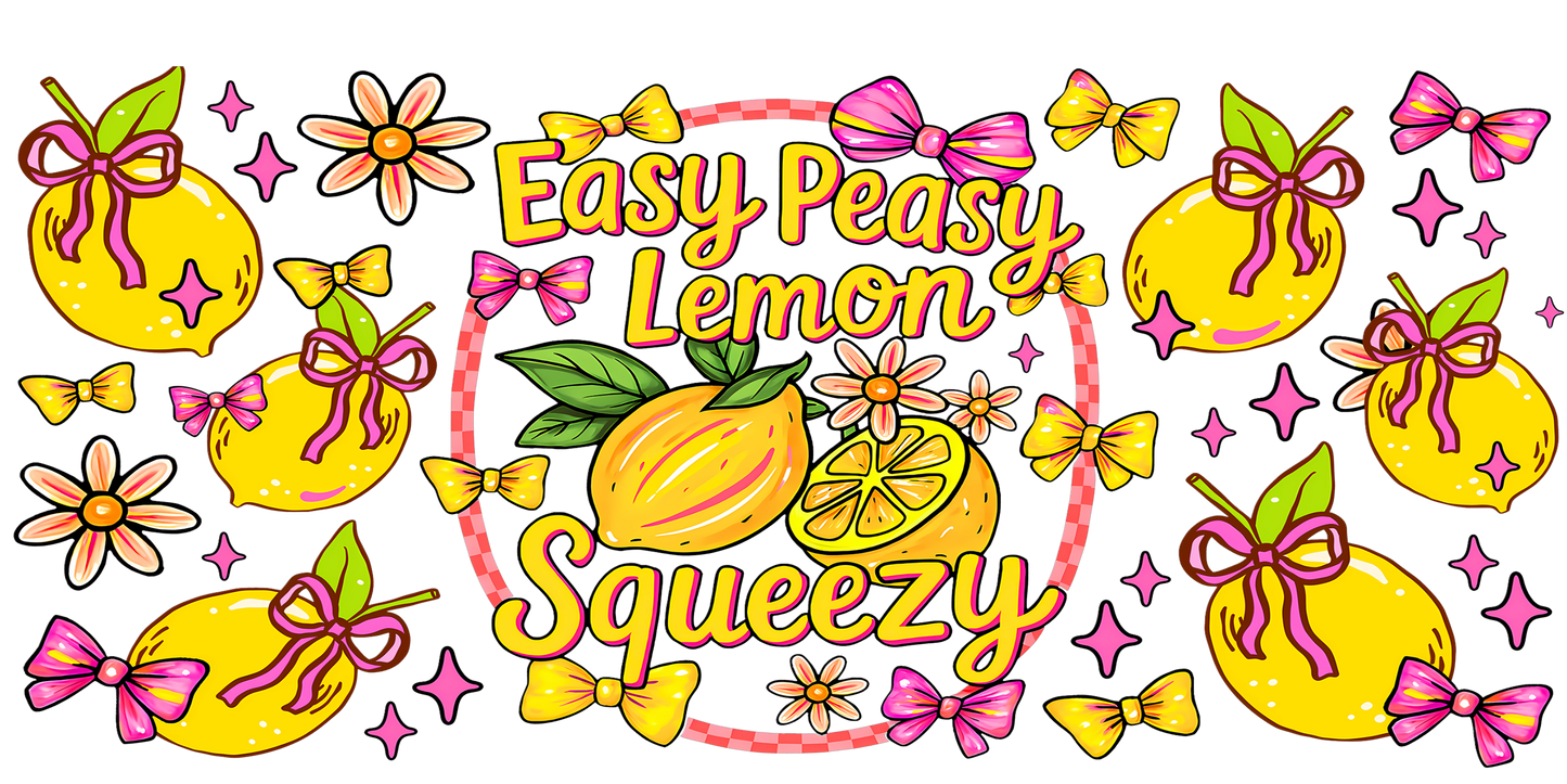 Easy Peasy  | UV DTF Wrap for Cups | Ready to Apply Permanent