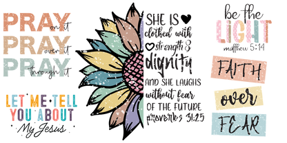 She Is | UV DTF Wrap for Cups | Ready to Apply Permanent