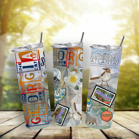 Georgia 20oz Tumbler | Insulated Stainless Steel Cup