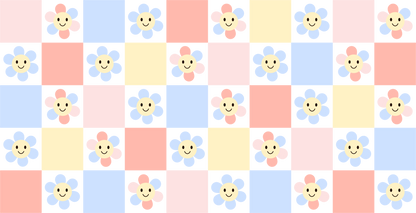 Groovy Flowers | UV DTF Wrap for Cups | Ready to Apply Permanent