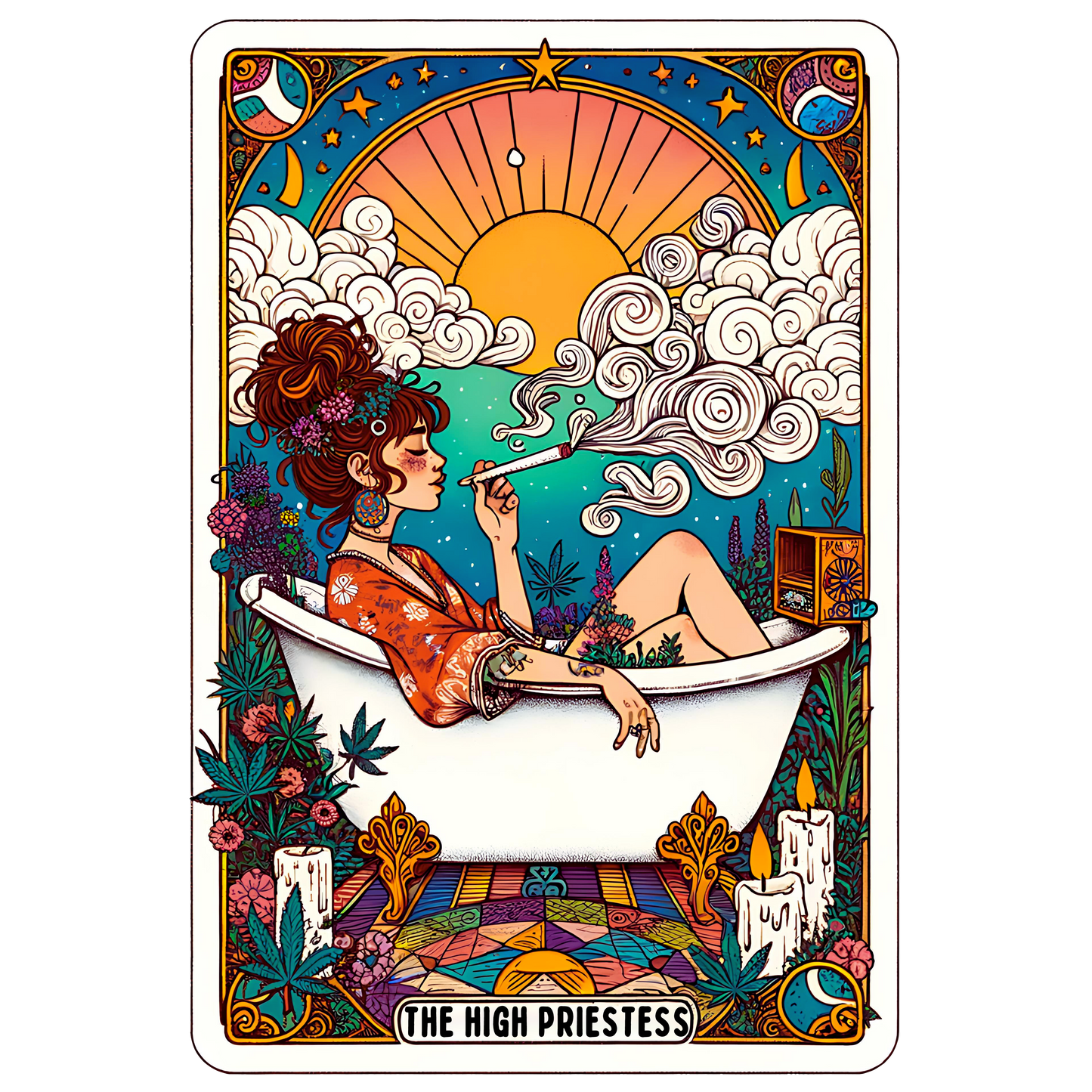 Tarot | Cards UV DTF Decal | Waterproof, Permanent Transfer