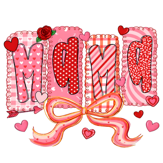 MAMA Love UV DTF Decal| Waterproof, Permanent Transfer