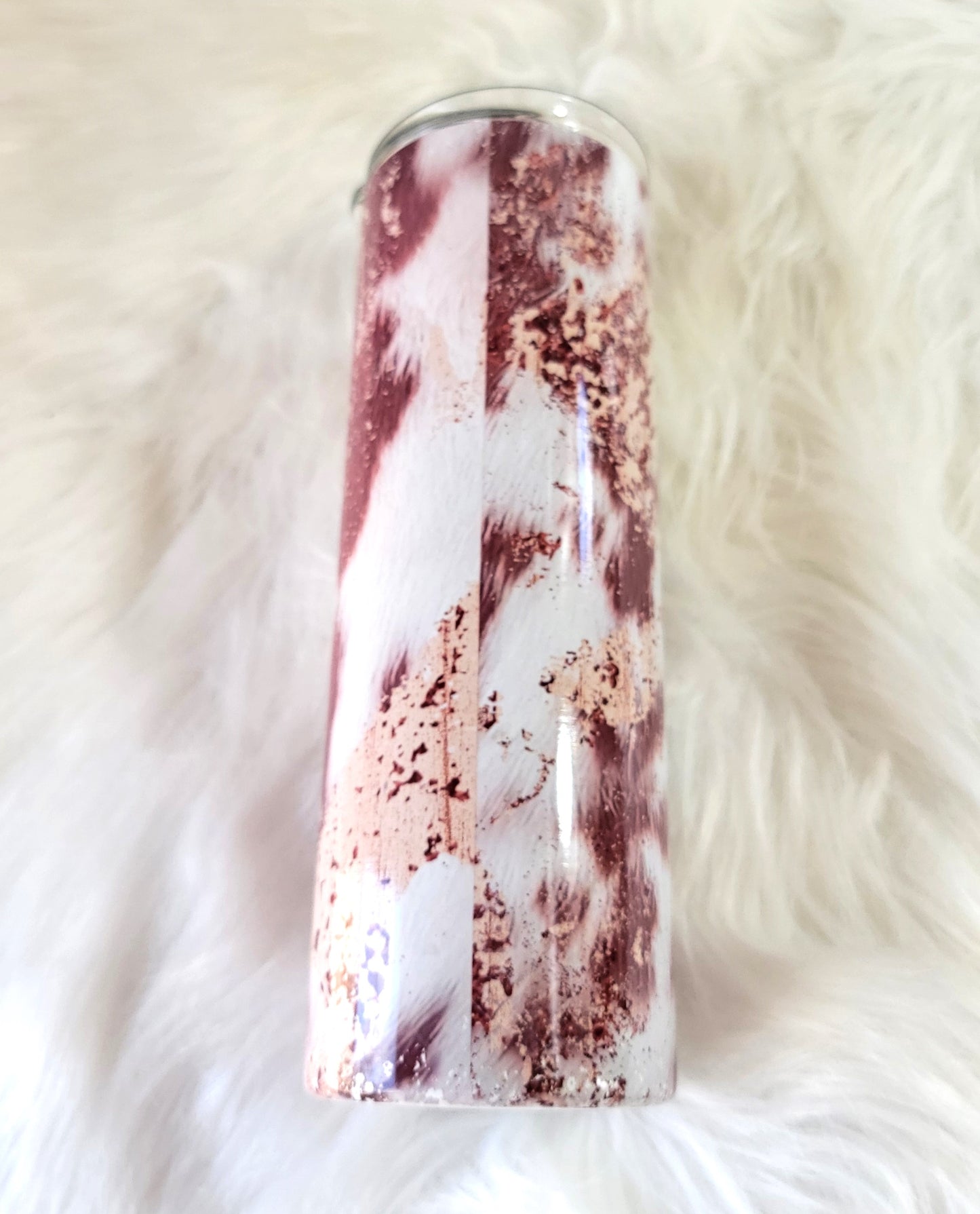 Mind Your Own Motherhood 20oz Tumbler | Cowhide Print Sublimation Cup