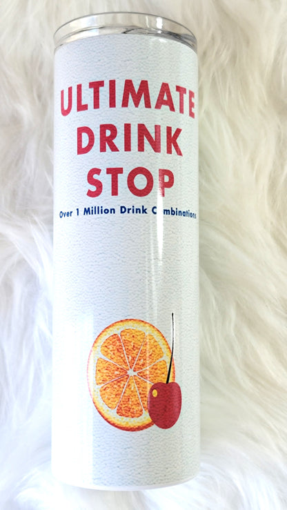 Cherry Limeade Style 20oz Tumbler | Sublimated Insulated Travel Cup