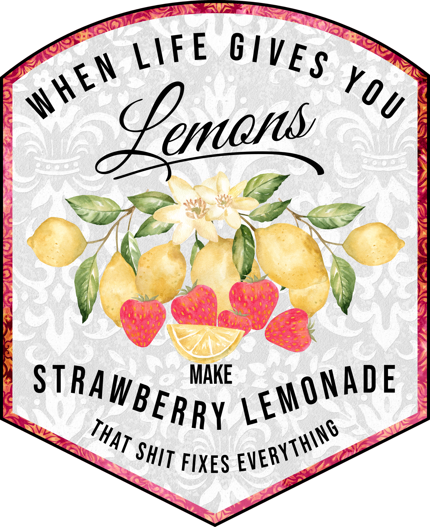 Favorite Drinks UV DTF Decal| Waterproof, Permanent Transfer