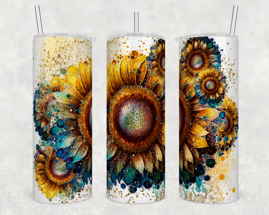 Sunflower Inks 20oz Tumbler | Insulated Stainless Steel Cup
